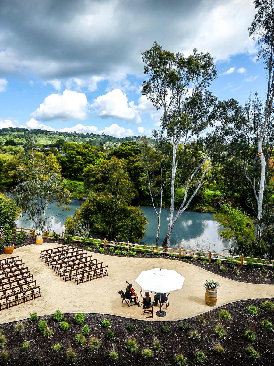 River Terrace Inn Aerial View