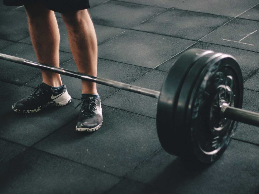 Gym barbell at River Terrace Inn