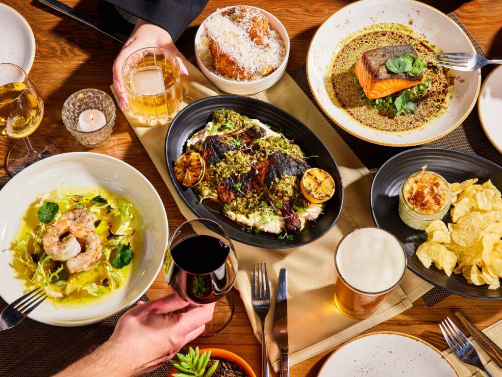 Table Of Food From ALBA.