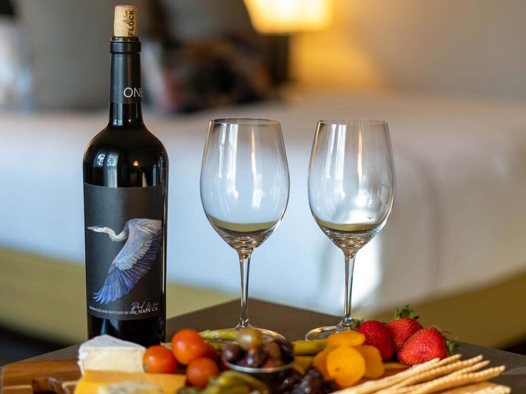 Wine And Charcuterie Board.