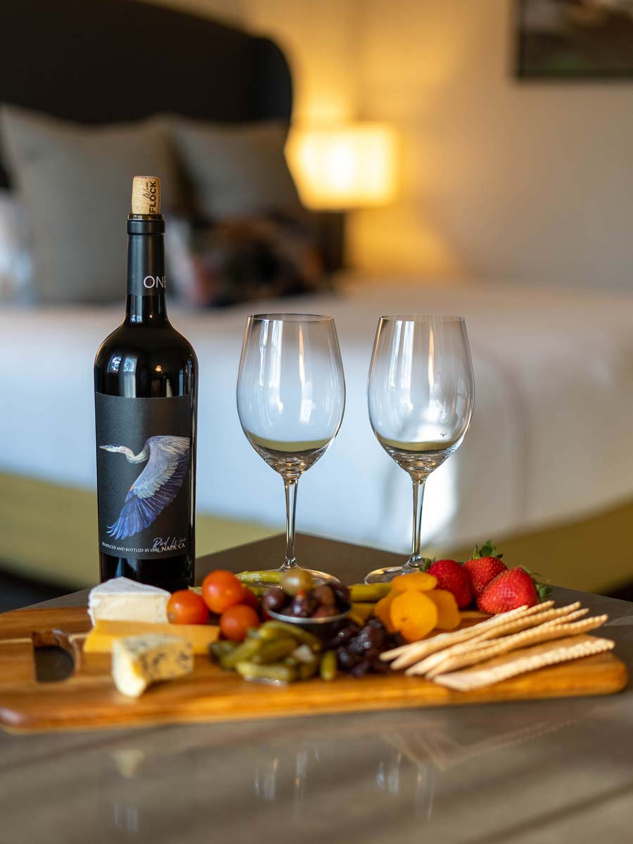 Wine And Charcuterie Board.
