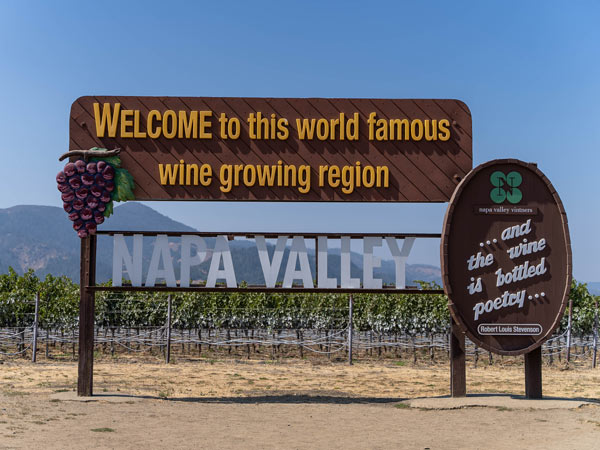 Napa Valley Sign.