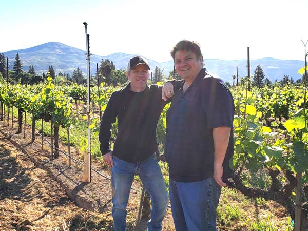 Jason And Jon At The Winery.