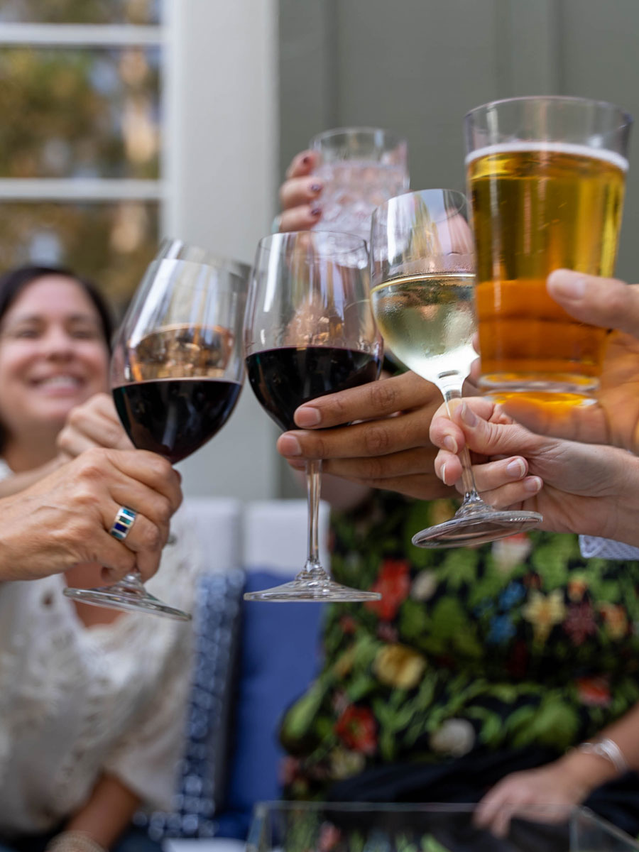 Friends Having Drinks