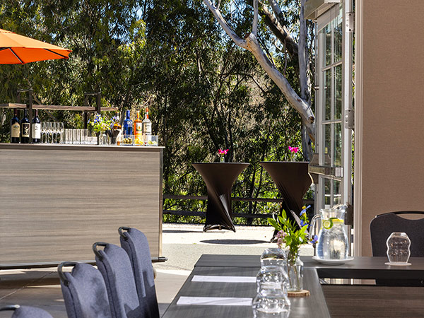 Outdoor Bar And Meeting Space