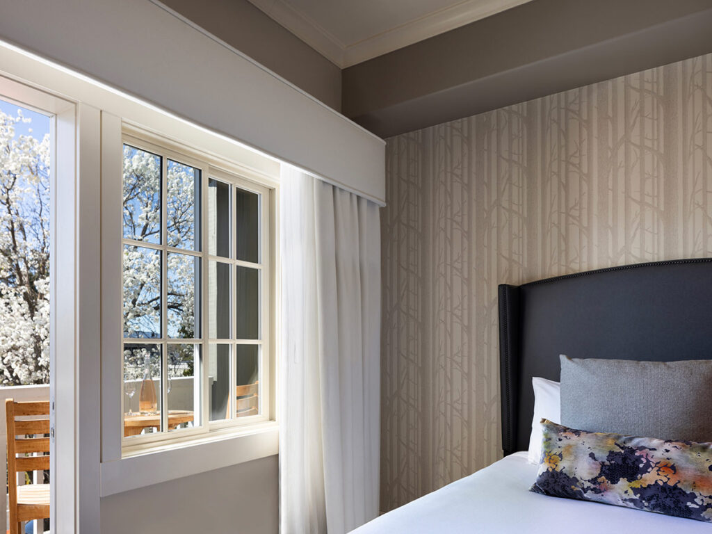 Guestroom Bed And Balcony